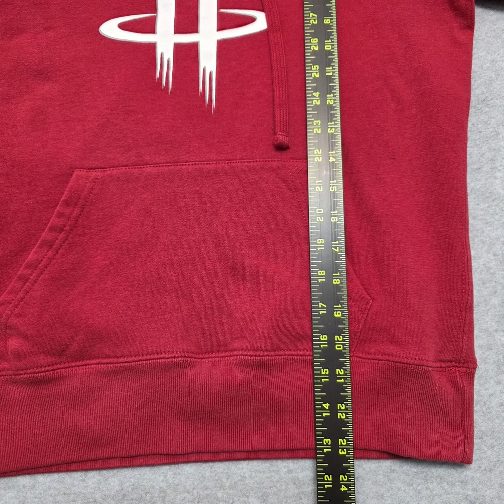 Houston Rockets‎ Red Graphic Hoodie Kids Medium Cotton Polyester Basketball NBA - Picture 9 of 11